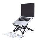 URBAN KINGS NEXSTAND K2 RAIN Forced Nylon with Carbon Fiber Height Adjustable Laptop Stand for Desk, Portable Laptop Holder, Foldable Notebook Stand,