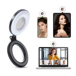 Dytto LED Magnetic Ring Circle Portable Light for iPhone, Laptop, iPad, Influencer, Camera, Streaming, TikTok, YouTube, Video Conferencing, Recording, Webcam White (White)