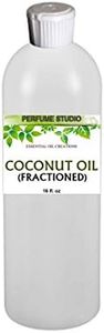 Fractionated Coconut Oil for Essential Oils, Premium Therapeutic Grade 100% Pure for Skin and Face, Aromatherapy, Massage, Carrier, Hair, Anti Aging Moisturizer; 16oz HDPE Flip Top Dispenser Bottle