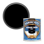 Hammerite Garage Door Paint, Black, 750 ml