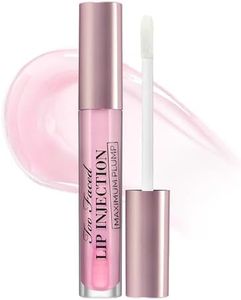 Too Faced Lip Injection Maximum Plump Extra Strength Lip Plumper Gloss | Hydrating, Volumizing, + Plumping, 0.14 Fl Oz, Magic Crystal (Sheer Ballet Pink)
