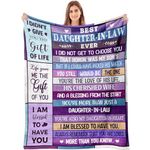 Ekpvgit Daughter in Law Gifts, Best Gifts for Daughter in Law, Daughter in Law Gifts from Mother in Law, Daughter in Law Gifts Ideas, Future Daughter in Law Gifts for Birthday Wedding Blanket 60"x80"