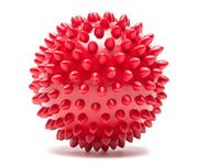 Super Dog Spiked Rubber Dog Ball (Color May Vary)