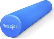 Yes4All EVA Foam Roller/Back Roller – High Density Foam Rollers, Foam Roller for Flexibility & Exercise (Blue, 36 Inch)