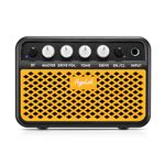 Mini Guitar Amp, POGOLAB 5W Practice Electric Guitar Amp with 2 Channels, Wireless Bluetooth, Headphone Jack, Rechargeable Electric Guitar Acoustic Guitar Amplifiers for Camping Desktop (orange)