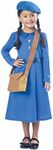 Childs Evacuee Girl Fancy Dress Wor
