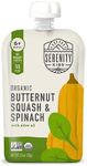 Serenity Kids 6+ Months USDA Organic Veggie Puree Baby Food Pouches | No Sugary Fruits or Added Sugar | Allergen Free | 3.5 Ounce BPA-Free Pouch