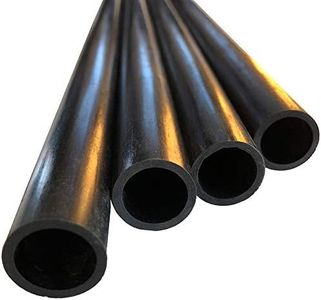 KARBXON – Carbon Fiber Tube - 8mm X 6mm x 1000mm – Pultruded Round Hollow Carbon Fiber rods Black Matte Finish - Pure Carbon Fibre Hollow Tube shafts - for RC Planes-Drones, Boat DIY Craft Projects