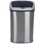 NETTA 70L Sensor Bin for Kitchen - Extra Large Automatic Motion Sensor Waste Rubbish Bin - Smudge Resistant Brushed Stainless Steel Trash Can - Smart Touch Free Bin for Home & Office - Silver