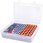 Battery Storage Organizer Box with 