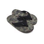 Volcom Boys Victor Big Youth FLIP Flop Sandal, Dark camo, 4 Medium