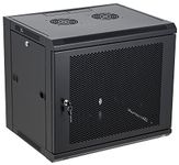 9U Wall Mount Network Rack Cabinet Enclosure, Vented Door, 133lbs, Tedgetal SE Series