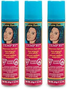 Jerome Russell Temp'ry Spray-on Burgundy Hair Color, 2.2oz x 3 pack