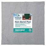 Flat Rock Rain Barrel and AC Unit Paver Patio Pad 24”x24” Natural Sandstone Tile – Easy Installation