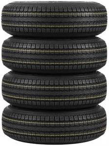 4PCS 4.80-12 4.80x12 480-12 4.80-12 Trailer Tires with 12 in Rims, 4 Pack 4.80 12 Tires 4 Lug on 4 in, Load Range c 6PR, Muti Function Lawn Mower Tire & Tractor Turf Tire & Boat Tire