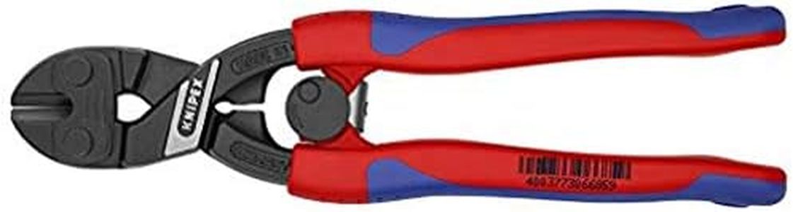 KNIPEX - 7112200 Tools 71 12 200, Comfort Grip High Leverage Cobolt Cutters with Opening Lock and Spring