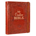 Brown Faux Leather Hardcover My Creative Bible - KJV Journaling Bible