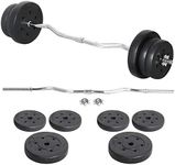 Yaheetech Barbell Weight Set 25KG H