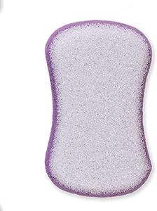 martini SPA - Hygiene+ - Spugna corpo soft&scrub, poliuretano con ioni d'argento, colore casuale (viola/blu), 14g, 1 unità