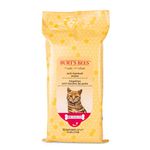 Burt's Bees for Pets Anti-Hairball Cat Wipes - Grooming Cat Wipes for Hairball Control - Cruelty Free, Formulated Without Sulfates and Parabens, pH Balanced for Cats - Made in The USA, 50 Ct