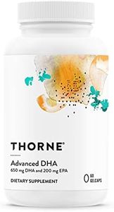 Thorne Research - Advanced DHA - 650 mg DHA and 200 mg of EPA - Nerve Function - 60 gelcaps