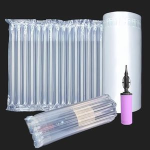 LiWNYRK Heavy Duty Large Bubble Cushioning Wrap Roll for Packing Fragile Items 13.7 in*131ft Inflatable Big Air Pillows for Shipping, Thick Wide Packing Materials for Glasses Moving Supplies