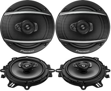 PIONEER TS-A1676R 6.5 Inch 3-Way 320 Watt Car Coaxial Stereo Speakers Four (4) Speakers Included