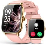 Smart Watch for Women Men- Answer/Make Call, 2025 1.91'' IP68 Waterproof Fitness Step Sleep Tracker Watch with Activity Counter Smartwatch for Andriod iPhone iOS Samsung Compatible