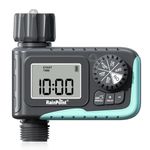 RAINPOINT Sprinkler Timer,Water Timer Programmable Garden Outdoor Hose Feature Timer with Rain Delay/Manual/Automatic Watering System,Waterproof Digital Irrigation Timer System for Lawns Pool,1 Outlet