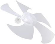 LIFKOME Fan Blade Universal Plastic 5 Leaves Fan Blade 14 inch Replacement Fan Blades Electric Fan Leaves Standing Fan Table Fanner General Accessories Replacement Fan Blades