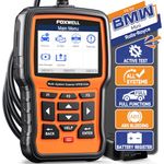 FOXWELL NT510 Elite Scan Tool fit for BMW Scanner Full Diagnostic Tool OBD2 Scanner, All System Bi-Directional Control Code Reader with All Reset Services, Battery Registration Tool fit for BMW Mini