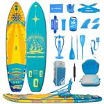 iTAOSTAR J04A 34" Extra Wide Paddle Board for Better Balance, Inflatable Stand Up Paddle Board with Premium SUP Accessories, Inflatable Paddle Boards for Adults of All Skill Levels