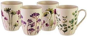 Bundanoon Mug Company Coupe Botanical Bone China Mug, 355ml, Botanical, 43004