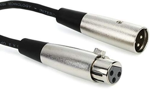 HosaTech XLR-105 5ft XLR3F to XLR3M Balanced Interconnect Cable