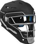 Rawlings | MACH Catcher's Helmet | Baseball | Senior (7 1/8" - 7 3/4") | Black/Black