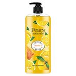 Pears Naturale Refreshing Vitamin C Body Wash with Natural Yuzu Lemon, Vitamin C & Honey Extract | for Refreshed & Radiant Skin| 750 ml