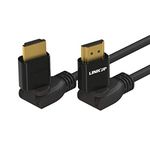 LINKUP - HDMI 4K Cable Ultra HD 360° Angle Swivel Digital Video Cord - Heavy Duty 28AWG - Extreme High Speed 18GB/s | 4096 x 2160 | Compatible with Apple Xbox PS4 PC Samsung TV - 25FT