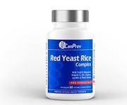 CanPrev Red Yeast Rice Complex, 60 Caps - Antioxidant Rich Supplement for Cardiovascular Wellness - Natural Cholesterol Support with Ubiquinol, CoQ10, Red Yeast Rice, Lecithin, Choline, Vitamin A & D3