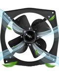 Almonard Exhaust Fan 9 Inch (225mm) - Air Vent Home & Kitchen Exhaust Fan 9 Inch with 4 Leaf Blades, 1400 RPM, Motor Capacitor, & Dual Ball Bearings - 9 Inch Exhaust Fan, Powerful Suction