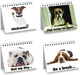 Funny Dog Desk Signs for Office | Ideal Gifts for Dog Lovers | Funny Office Accessories, Desk Gifts & Decor | Perfect for Secretary, Coworker & Home