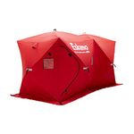 Eskimo 69149 Quickfish 6 Pop-Up Hub-Style Portable Ice Fishing Shelter, 68 Square Feet of Fishable Area, 6 Person Shelter