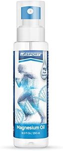 Magnesiumölspray, Hocheffizient Reines 250 ml, 100% Natürliches Magnesiumchlorid ohne Konservierungsstoffe aus dem Toten Meer, Hilft beim Schlafen, Muskel-Verspannungen und Wadenkrämpfen, 1,600 Sprays
