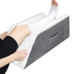XDTIME Leg Elevation Pillow, Leg Support Pillow for After Surgery,Injury and Rest,Memory Foam Wedge Pillows for Legs Sweeling and Sleeping Blood Circulation,Knee, Ankle and Foot Pain Relief Recovery.