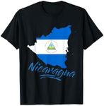 Nicaragua Blue Flag Men Women Kids De Nicaragua T-Shirt