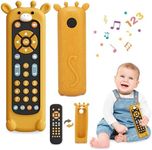 MAVEKID Baby Toys 6-12-18 Months with Light&Sound, Baby TV Remote Control Toys with Silicone Cover, Realistic Remote Play Learning Toys for Toddlers Infants Boy Girl 1 Year Old Birthday Gifts（Giraffe）