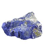 Lapis Lazuli Raw Crystals, Large 1.25-2.0" Healing Crystals Natural Rough Stones Crystal for Tumbling, Cabbing, Fountain Rocks, Decoration, Polishing, Wire Wrapping, Wicca & Reiki