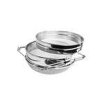 BELF Stainless Steel Honey Strainer Double Sieve Beekeeping Filter