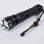 Rechargeable LED Flashlight High Lumens-Super Bright Zoomable Tactical Flashlight With USB-Powerful XHP160-Waterproof-5 Modes-For Camping-Outdoor Activities and Emergencies-Gift for Men and Women