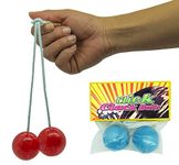 Gifton - Vintage Toys Clackers Balls - Plastic Click Clack Balls - Novelty Gift for Kids Boys Girls Children Child Him Her Birthday Present Christmas Stocking Filler (1 Pack)