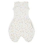 PurFlo Swaddle to Sleep Bag | Lightweight 0.5 tog Summer Infant Swaddle | 0-4 Months | Breathable Newborn Baby Sleeping Bag | Grows With Your Baby | Swaddle Arms In or Out | Hip Healthy | Scandi Spot